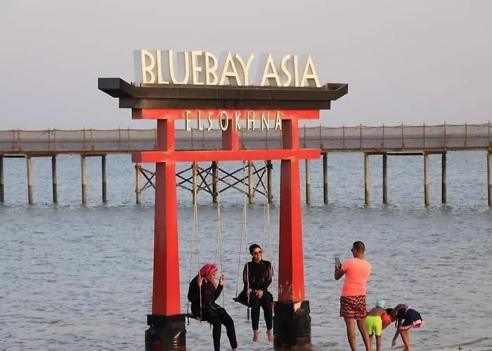 Blue Bay Elsokhna Duplex 3 With Garden Jungle & Pool View 艾因苏赫纳