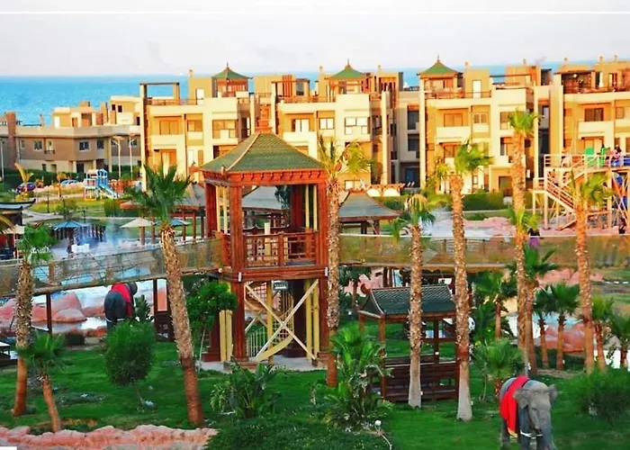 Blue Bay Elsokhna Duplex 3 With Garden Jungle & Pool View * 艾因苏赫纳